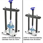 نحوه استفاده از بلبرینگ کش کاسه ای