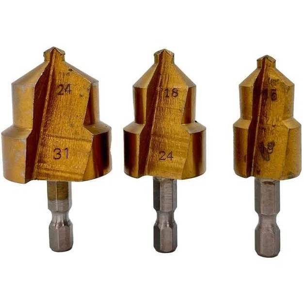 مته تخلیه لوله مدل jt-3 مجموعه 3 عددی