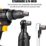 جعبه بکس حلزونی برای پیچ هرز شده VALKYNOS مجموعه 14 عددی - تصویر 4