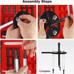 بلبرینگ کش ساچمه ای کا زد تولز kz tools مجموعه 27 عددی - تصویر 2