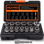 جعبه بکس حلزونی برای پیچ هرز شده VALKYNOS مجموعه 14 عددی